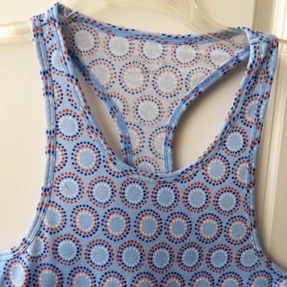 TORY BURCH SPORT Racerbank Tank Top Sz M - Picture 2 of 3